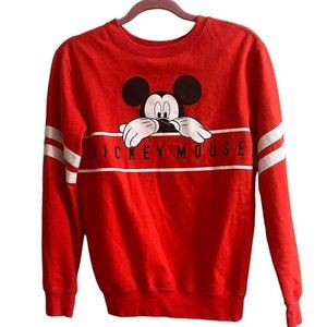 Pullover Sweater Women Size Medium Disney Mickey Mouse Vintage